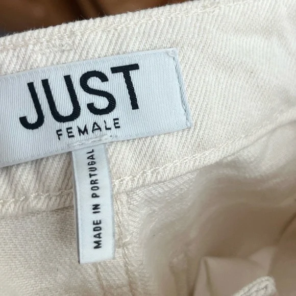 Just Female Two-Tone Calm Wide Leg Jeans - Picture 5 of 5